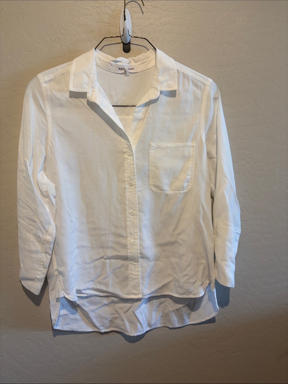 bella Dahl White Relaxed Button-Front Shirt